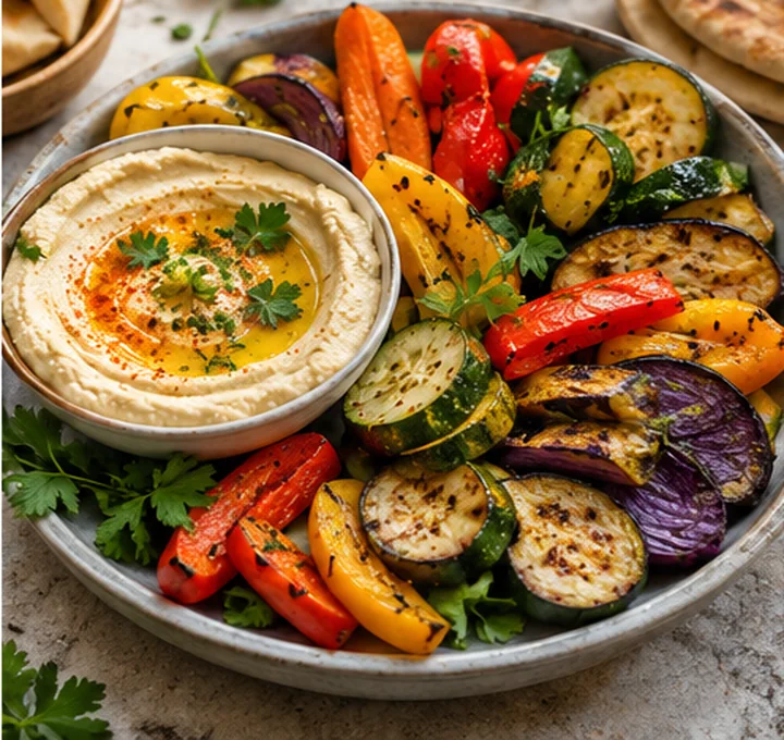 Hummus & Roasted Vegetables